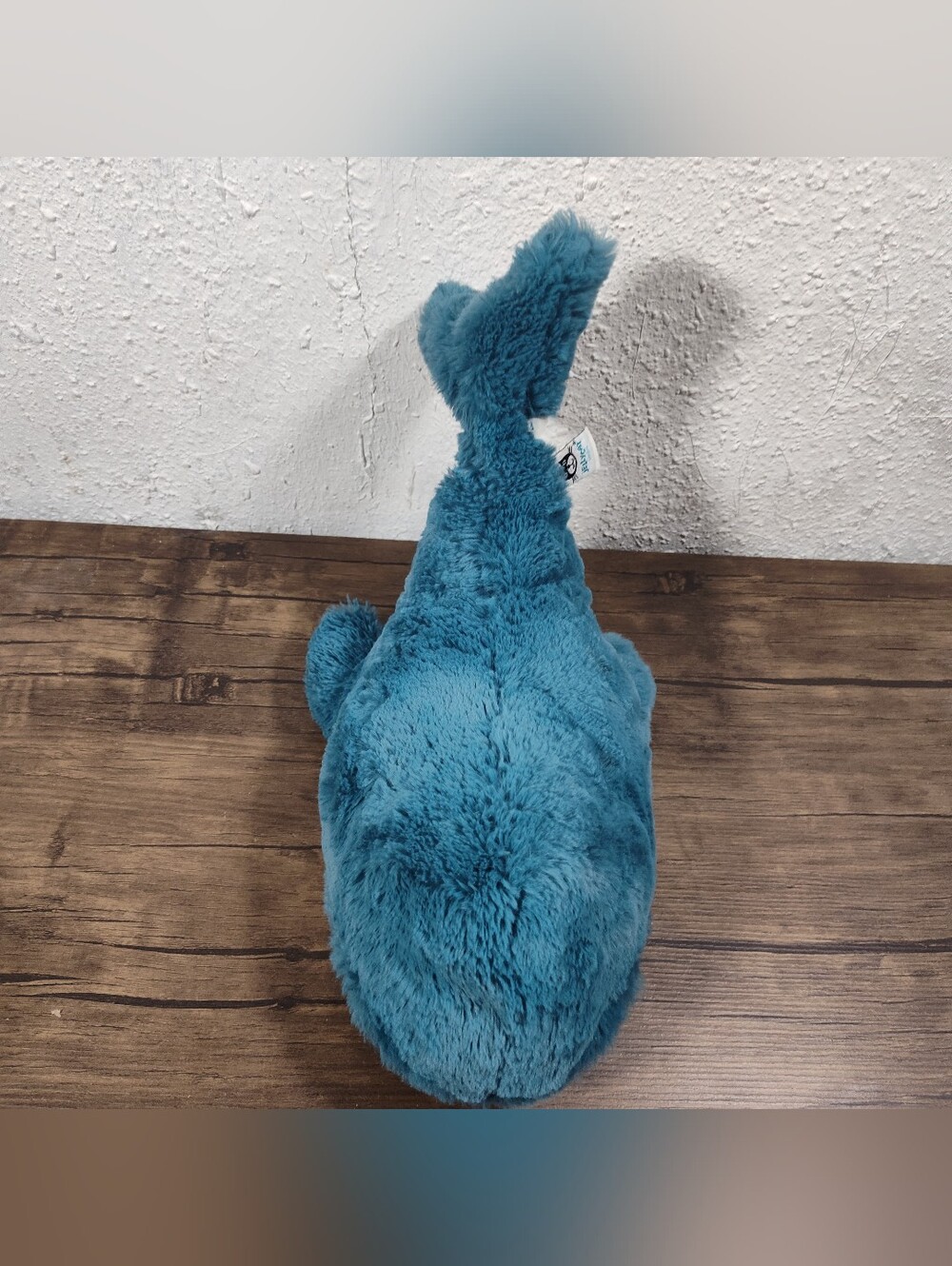 Jellycat Wally Whale Blue Soft Stuffed Plush Medium - Picture 4 of 10